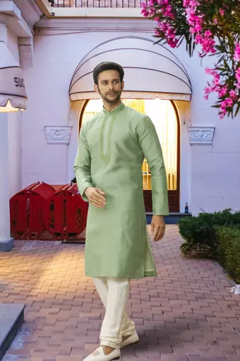 Art silk kurta pajama for mens