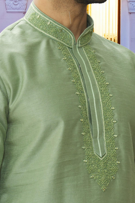 Art silk kurta pajama for mens 4