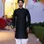 Art silk kurta patiala for mens