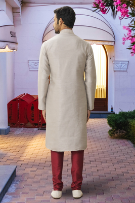 Art silk kurta pajama for mens 3