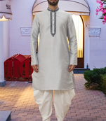 Art silk kurta patiala for mens