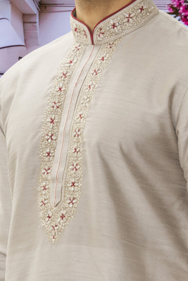 Art silk kurta pajama for mens 4