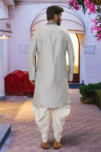 Art silk kurta patiala for mens