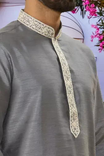 Art silk kurta patiala for mens