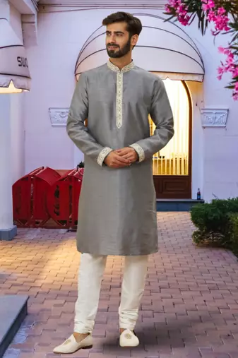 Art silk kurta pajama for mens
