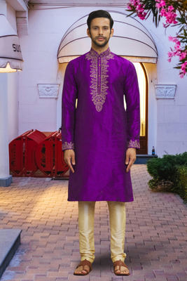 Art silk kurta pajama for mens 1