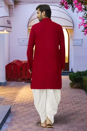 Art silk kurta patiala for mens