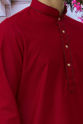 Art silk kurta patiala for mens 4