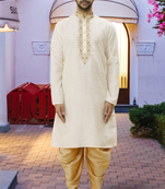 Art silk kurta patiala for mens