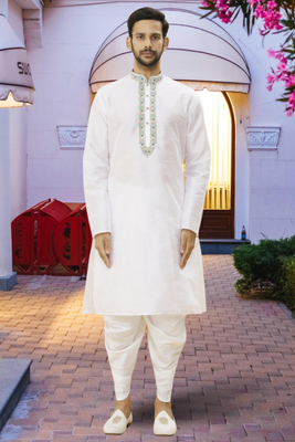 Art silk kurta patiala for mens 1