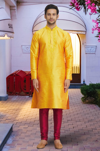 Art silk kurta pajama for mens