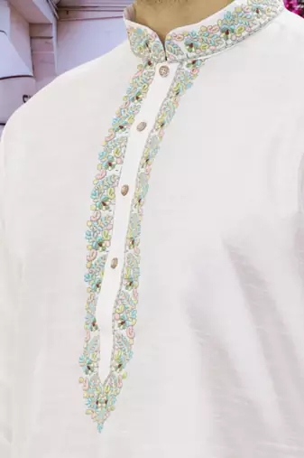Art silk kurta patiala for mens