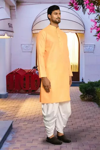 Art silk kurta patiala for mens