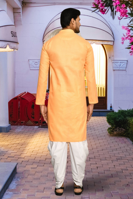 Art silk kurta patiala for mens 3