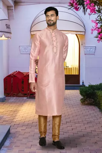 Art silk kurta pajama for mens