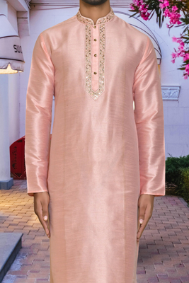 Art silk kurta pajama for mens 4