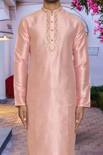 Art silk kurta pajama for mens