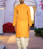 Art silk dhoti kurta for mens