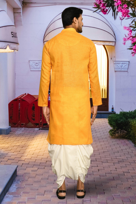 Art silk dhoti kurta for mens 3