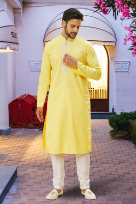 Art silk kurta pajama for mens 2