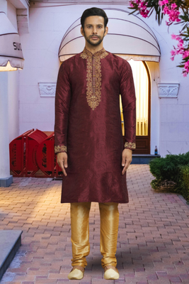 Art silk kurta pajama for mens 1