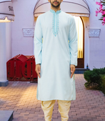 Art silk kurta patiala for mens