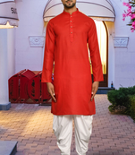 Art silk kurta patiala for mens
