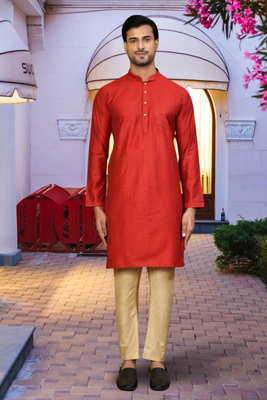 Art silk kurta pajama for mens 1