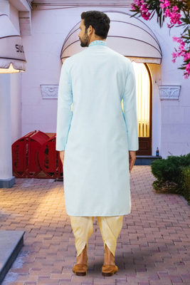 Art silk kurta patiala for mens 3