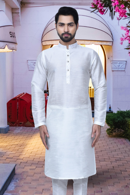 Art silk kurta pajama for mens 4