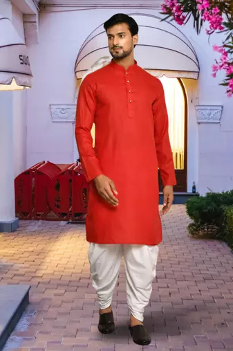 Art silk kurta patiala for mens