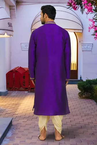 Art silk kurta patiala for mens