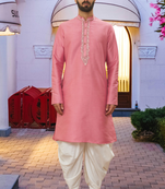 Art silk kurta patiala for mens