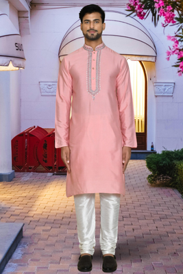 Art silk kurta pajama for mens 1