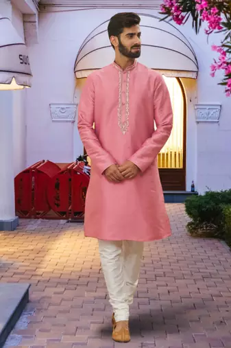 Art silk kurta pajama for mens