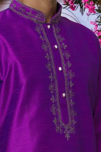Art silk kurta patiala for mens