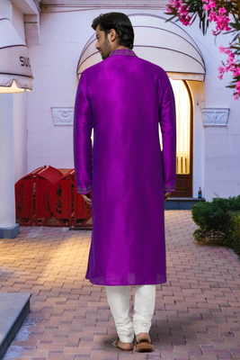 Art silk kurta pajama for mens 3