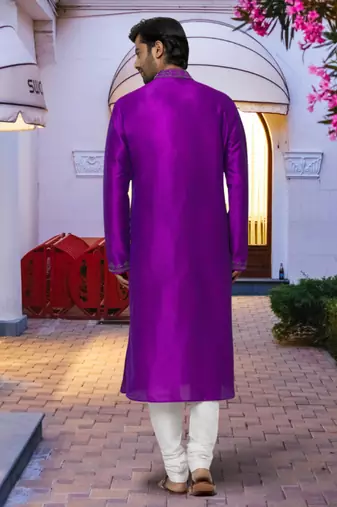Art silk kurta pajama for mens