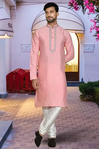 Art silk kurta pajama for mens