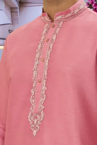 Art silk kurta patiala for mens