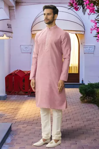Art silk kurta pajama for mens