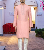 Art silk kurta pajama for mens