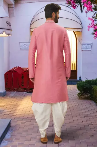 Art silk kurta patiala for mens