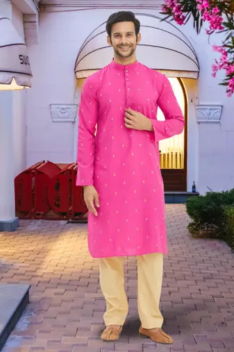 Art silk kurta pajama for mens
