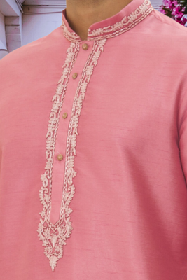 Art silk kurta pajama for mens 4