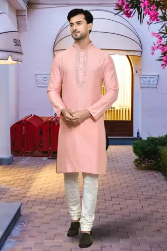 Art silk kurta pajama for mens