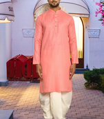 Art silk dhoti kurta for mens