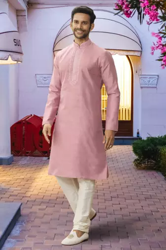 Art silk kurta pajama for mens