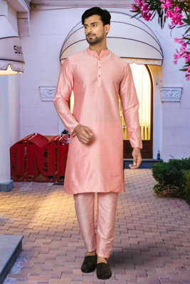 Art silk kurta pajama for mens 4