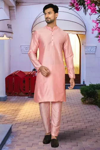 Art silk kurta pajama for mens
